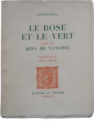 [Стендаль. Розовое и зелёное. Мина Вангель / Ил. Льва Зака], 1947.